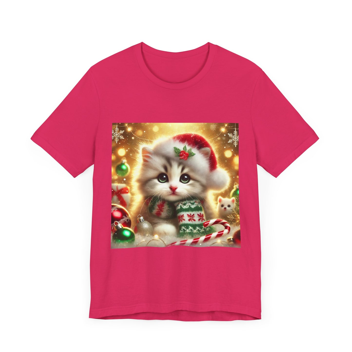 Purr-fectly Merry Christmas - Unisex Jersey Short Sleeve Tee