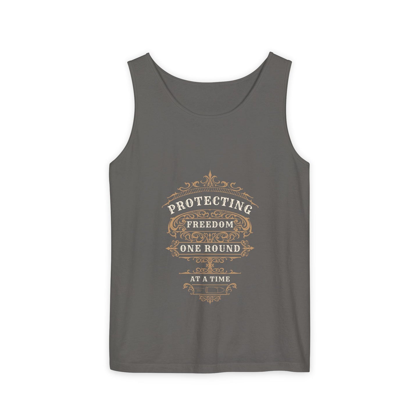 Protecting Freedom, One Round at a Time - Unisex Tank Top