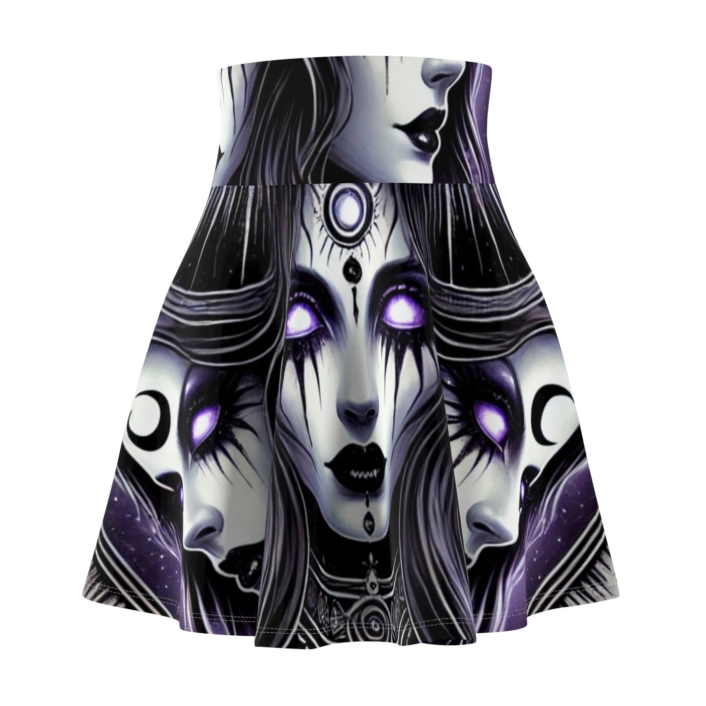 Triple Goddess - Women's Skater Skirt