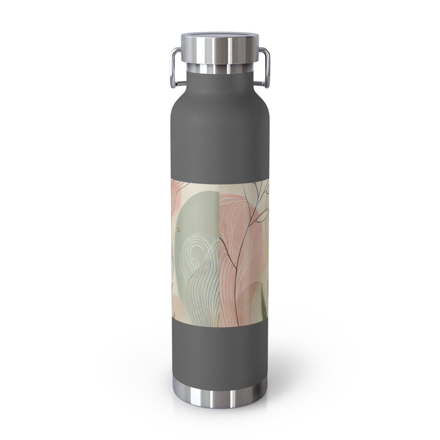 Botanical Breeze - Copper Vacuum Insulated Bottle, 22oz