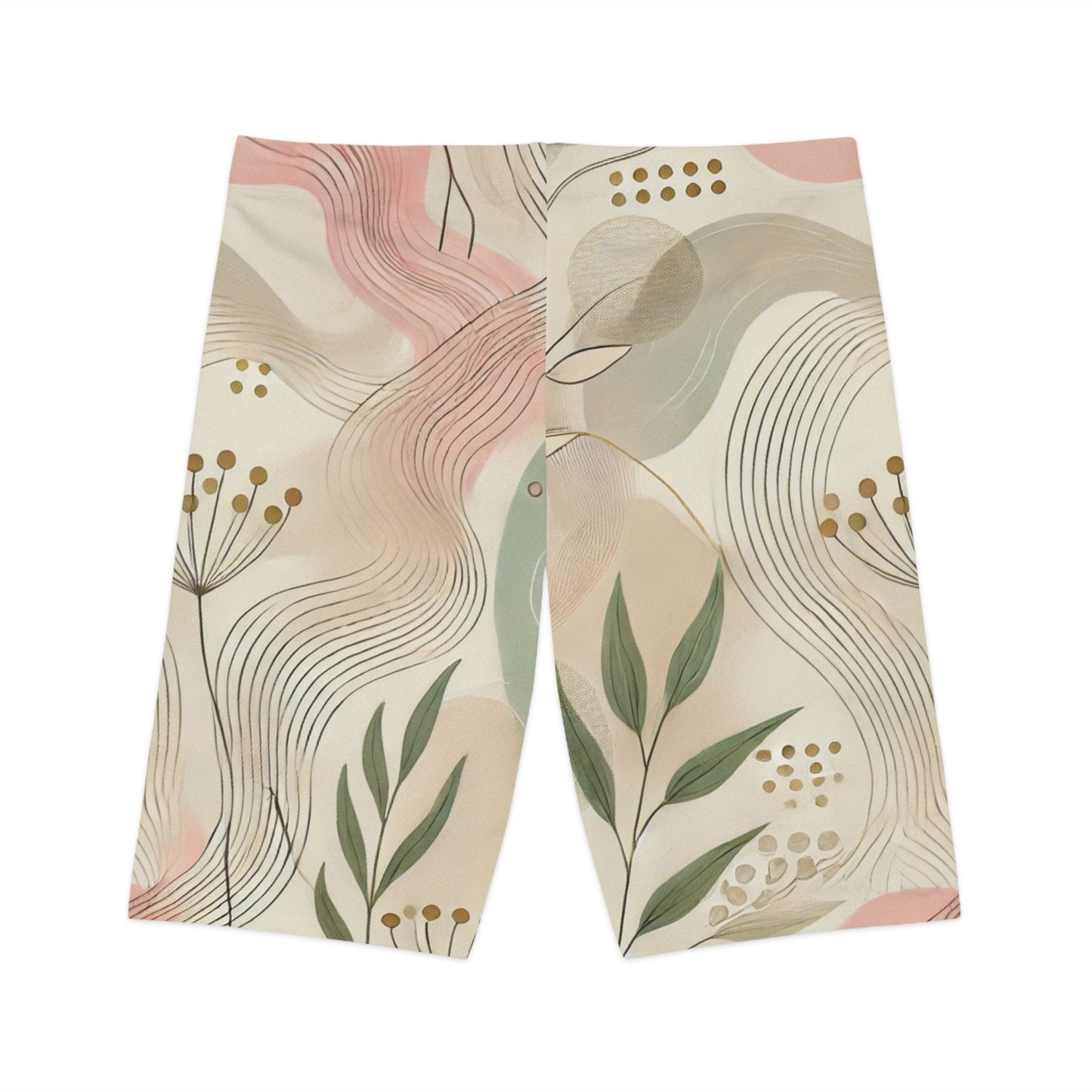 Botanical Breeze - Women's Bike Shorts (AOP)