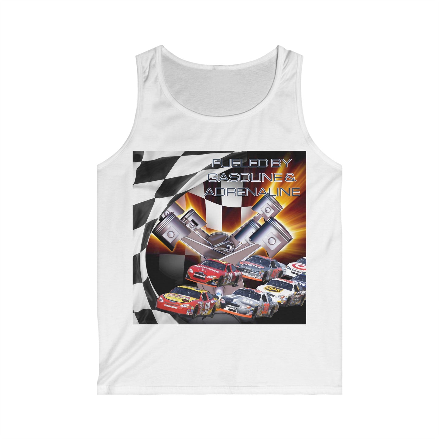 Fueled by Gasoline & Adrenaline - Men's Softstyle Tank Top