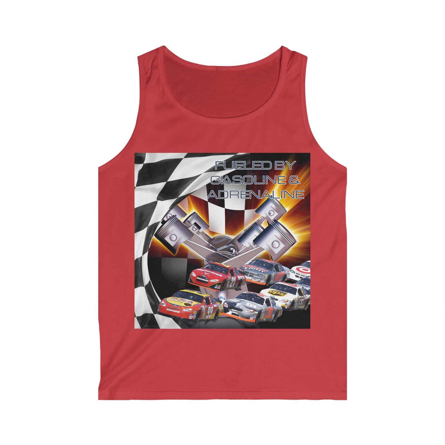 Fueled by Gasoline & Adrenaline - Men's Softstyle Tank Top