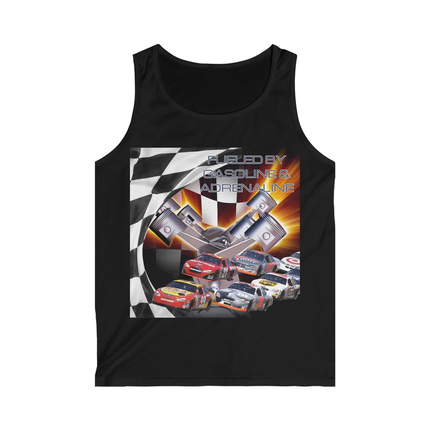 Fueled by Gasoline & Adrenaline - Men's Softstyle Tank Top