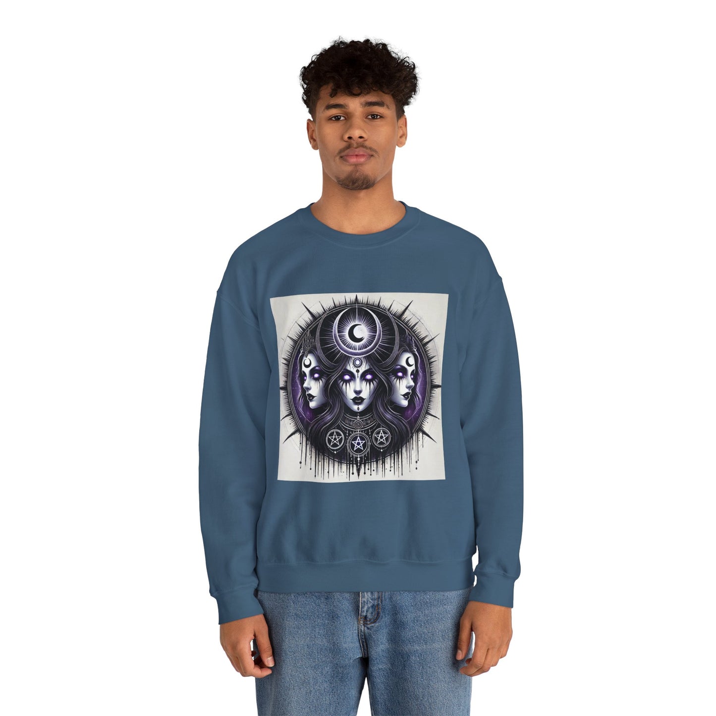 Triple Goddess - Unisex Heavy Blend Crewneck Sweatshirt