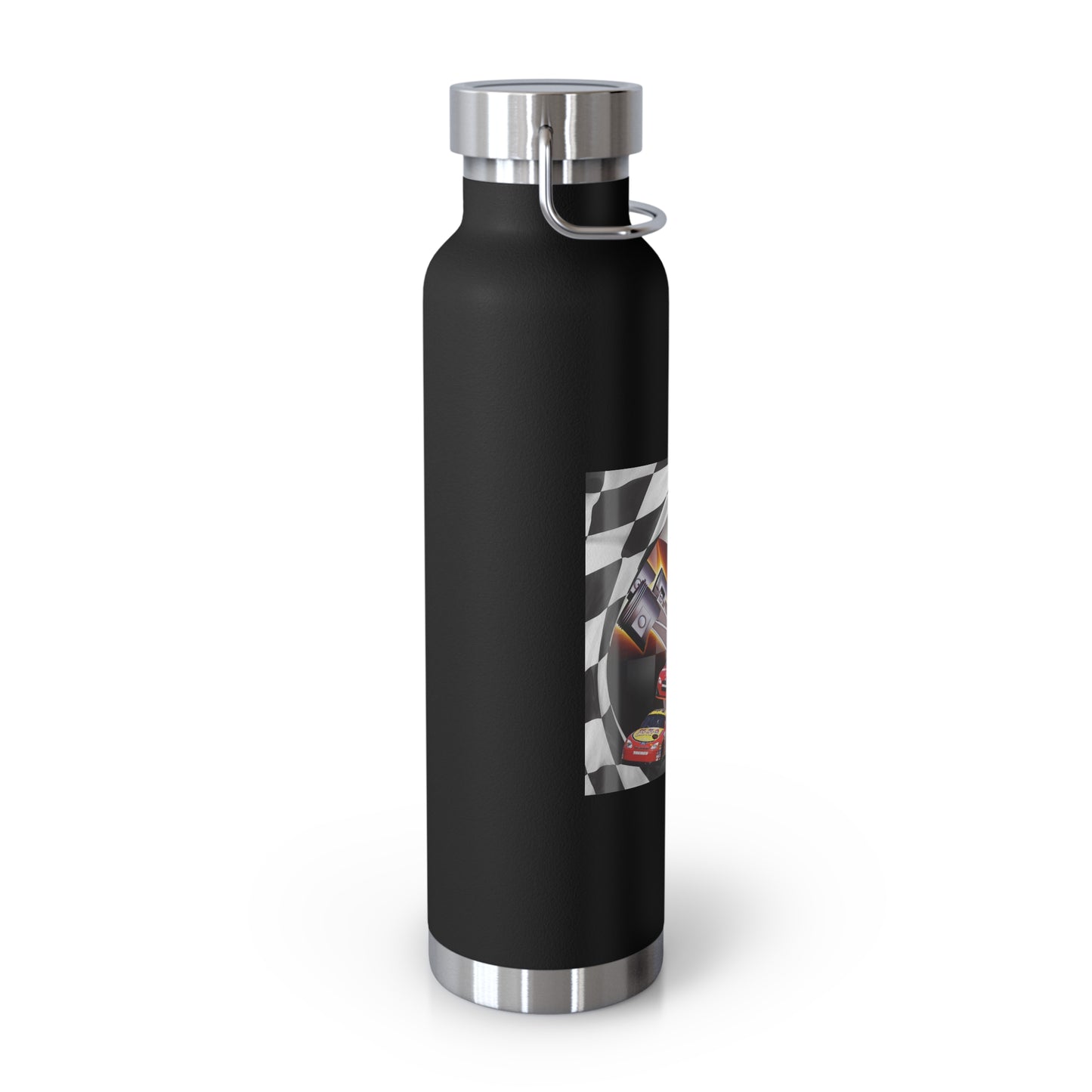 Fueled by Gasoline & Adrenaline - Copper Vacuum Insulated Bottle, 22oz