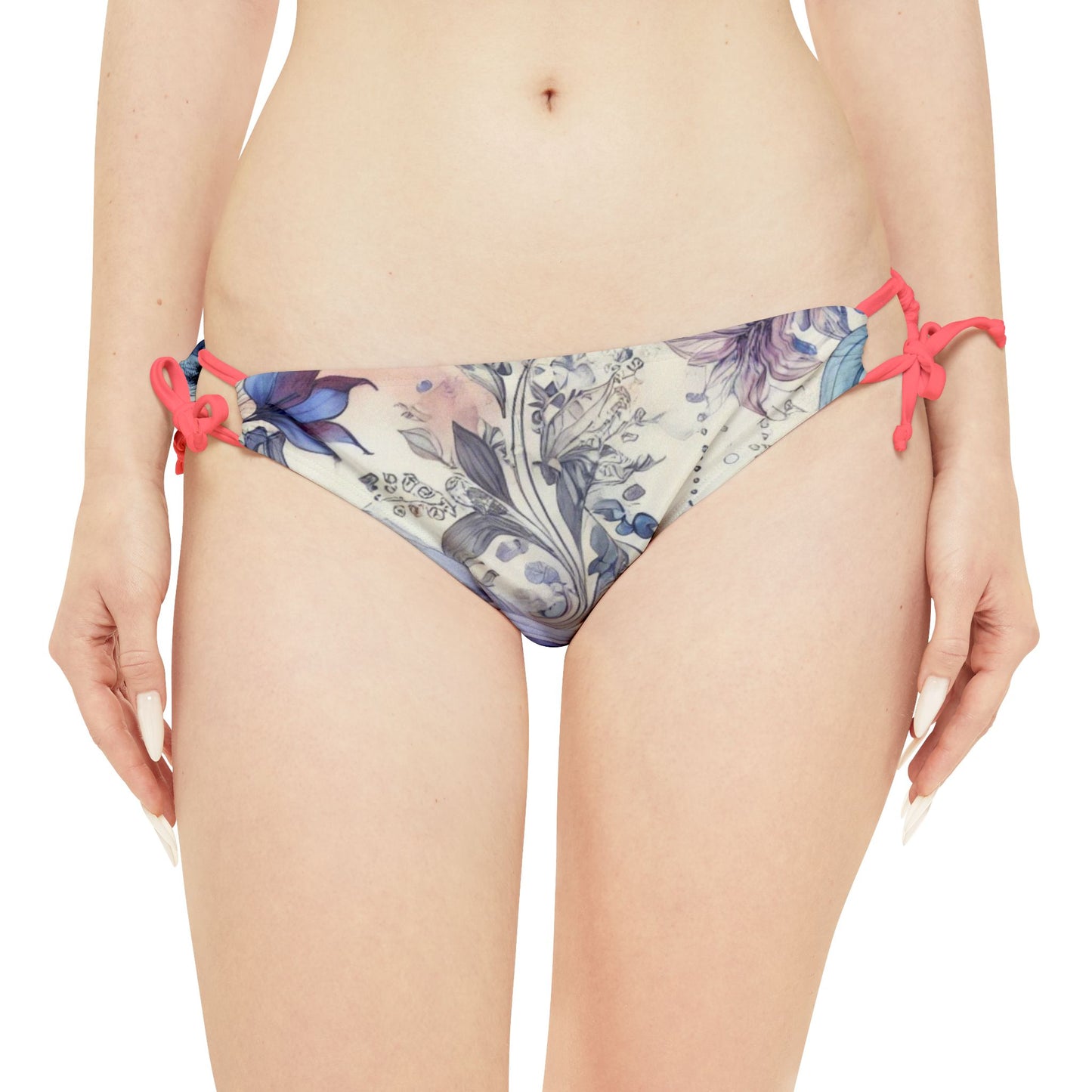 Twilight Bloom - Loop Tie Side Bikini Bottom (AOP)