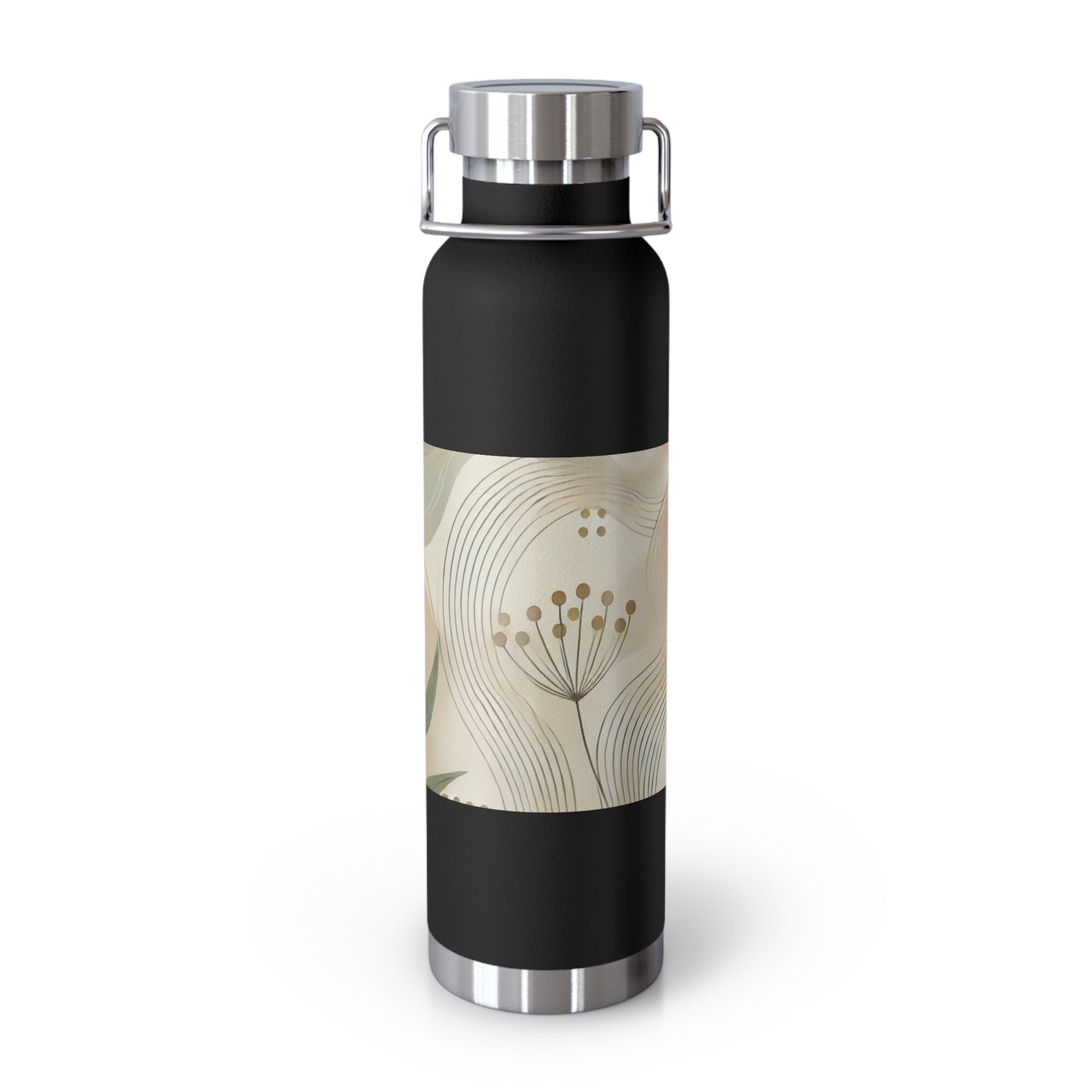 Botanical Breeze - Copper Vacuum Insulated Bottle, 22oz