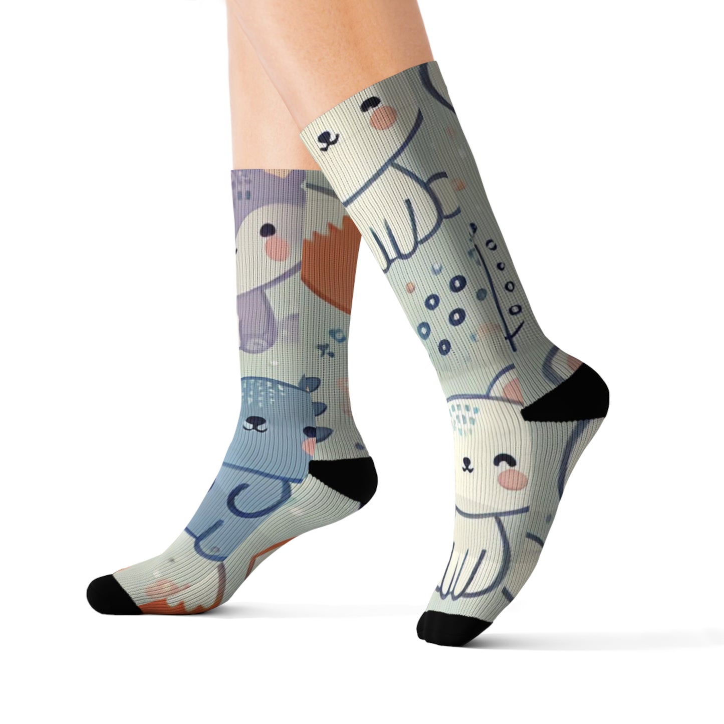 Whimsical Companions - Sublimation Socks