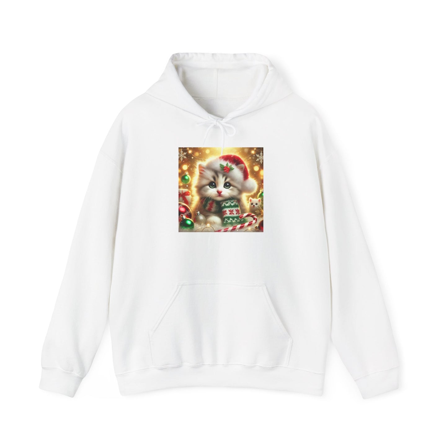 Purr-fectly Merry Christmas - Unisex Heavy Blend™ Hooded Sweatshirt