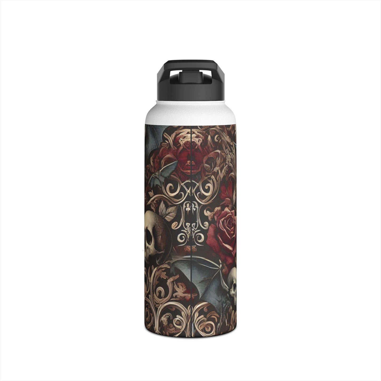 Nocturnal Elegy - Stainless Steel Water Bottle, Standard Lid