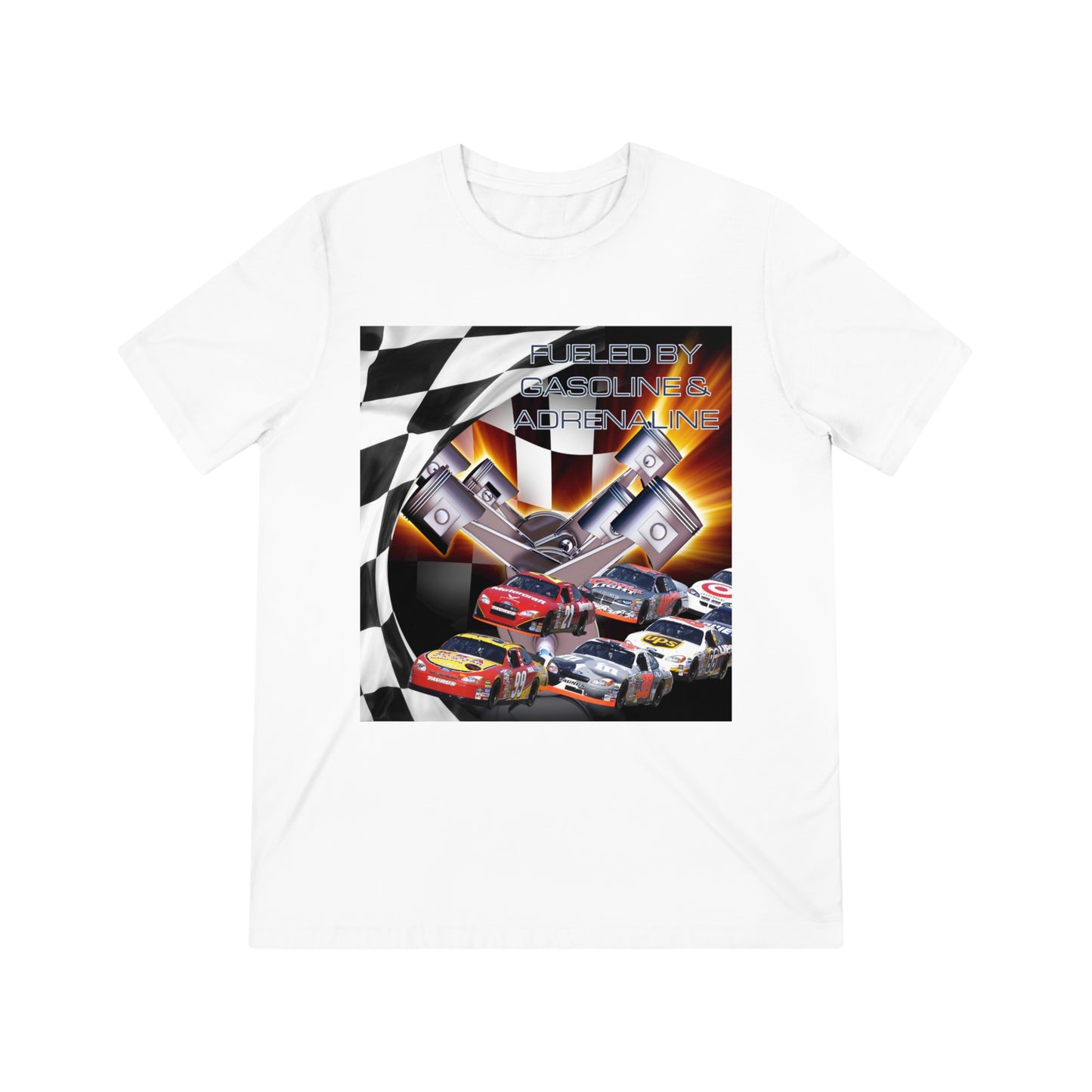 Fueled by Gasoline & Adrenaline - Unisex Triblend Tee T-Shirt