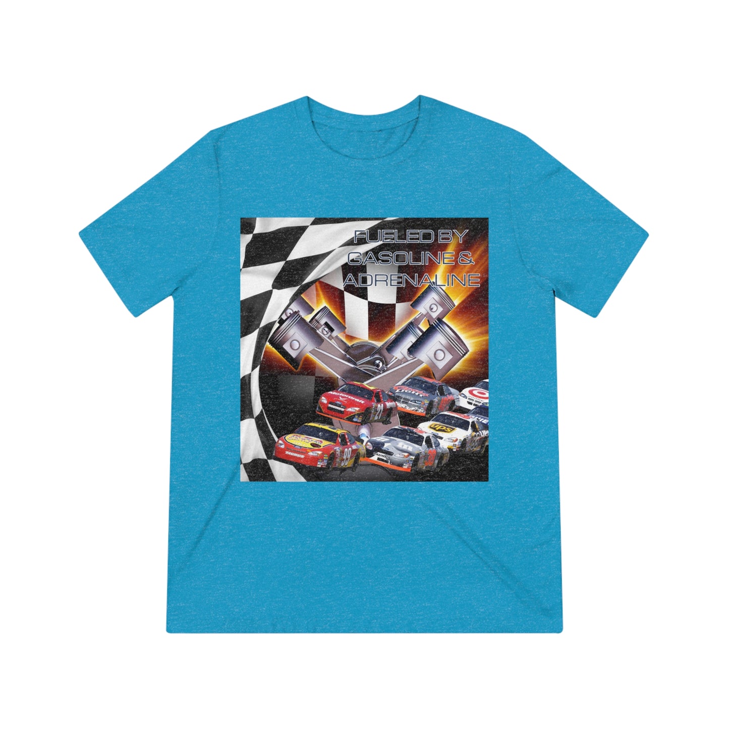 Fueled by Gasoline & Adrenaline - Unisex Triblend Tee T-Shirt