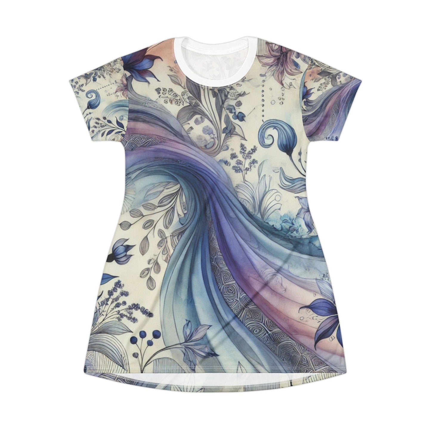 Twilight Bloom - T-Shirt Dress