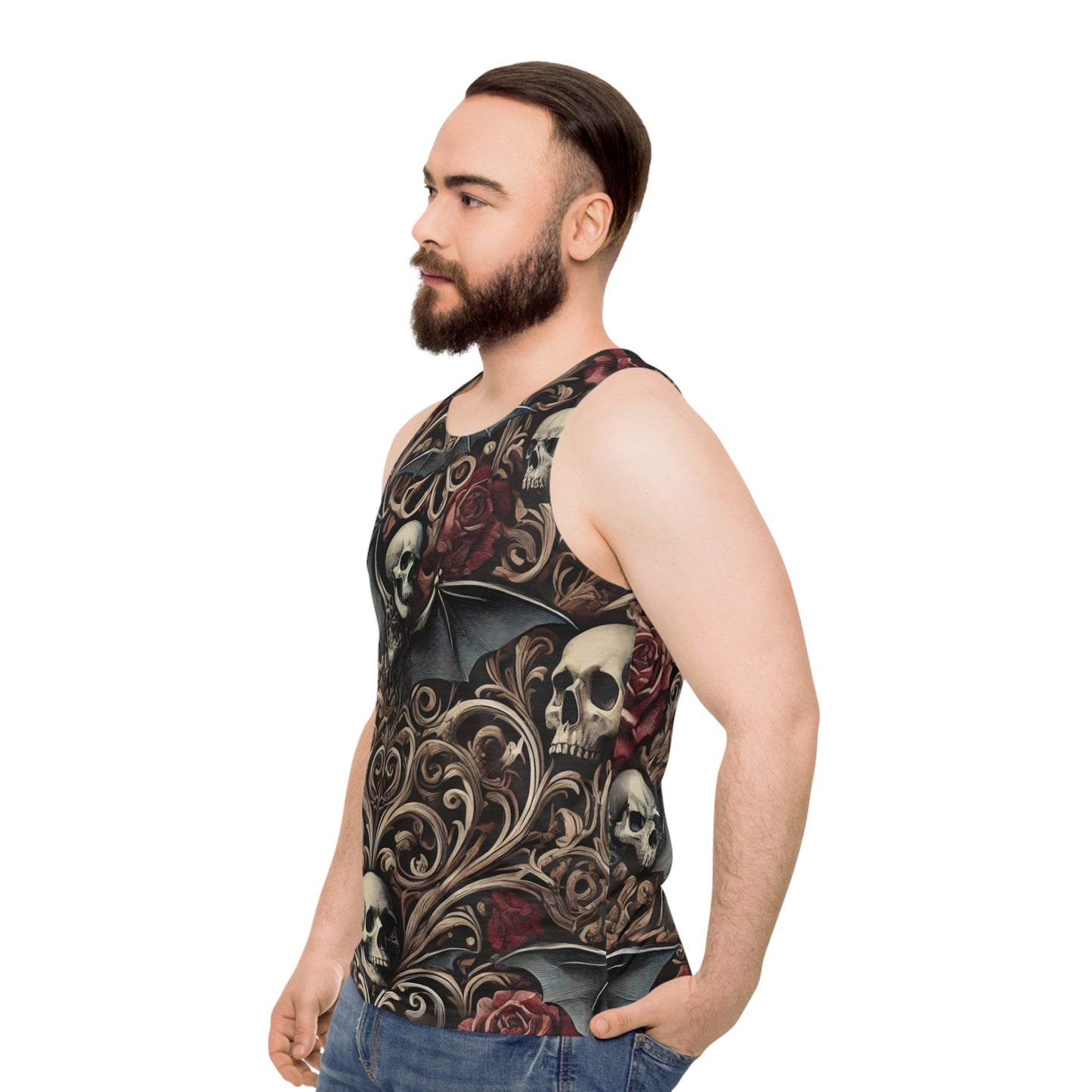 Nocturnal Elegy - Unisex Tank Top (AOP)