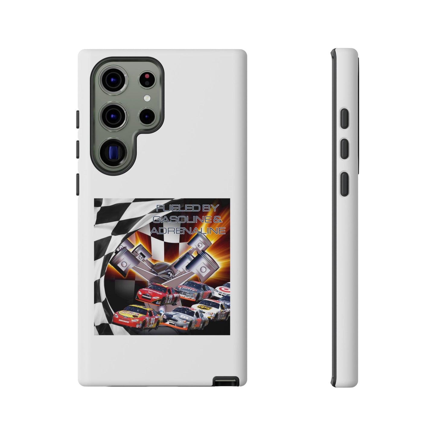 Fueled by Gasoline & Adrenaline - Tough Phone Case