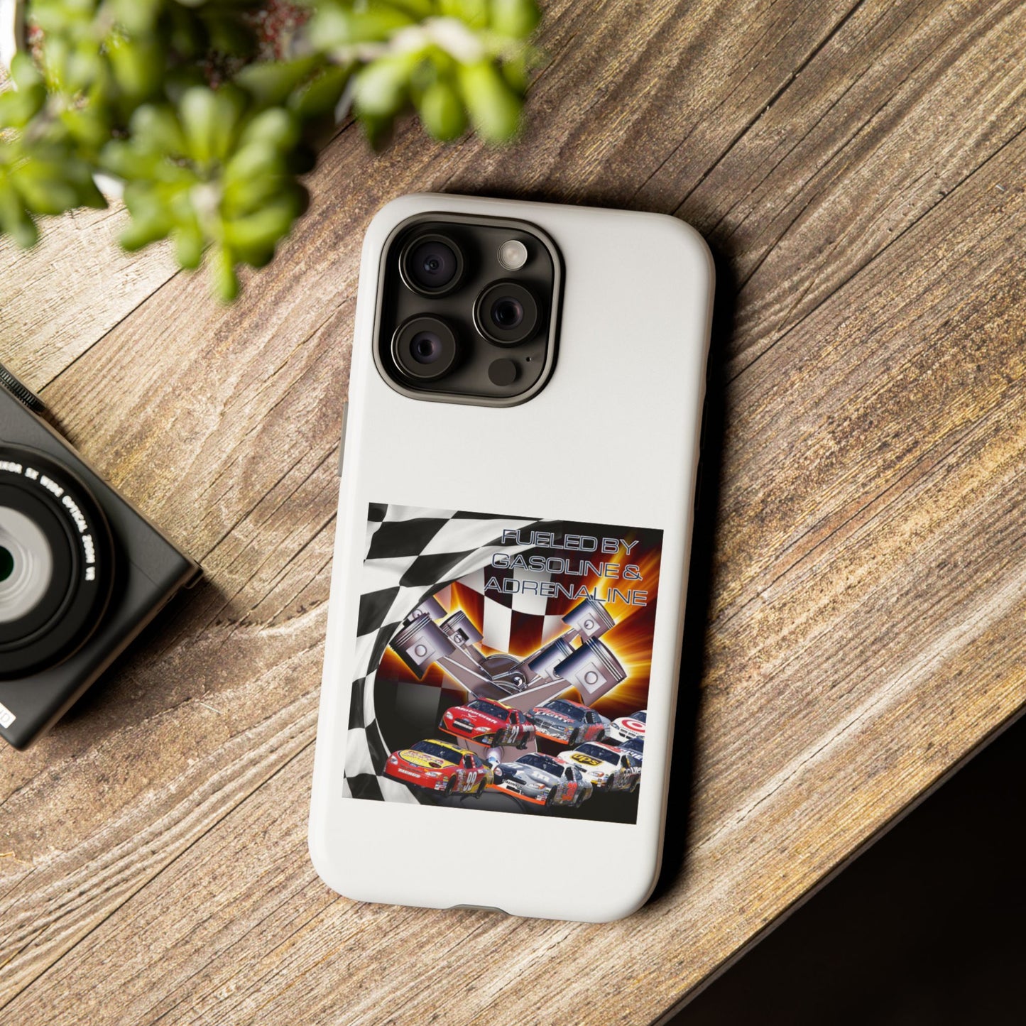 Fueled by Gasoline & Adrenaline - Tough Phone Case