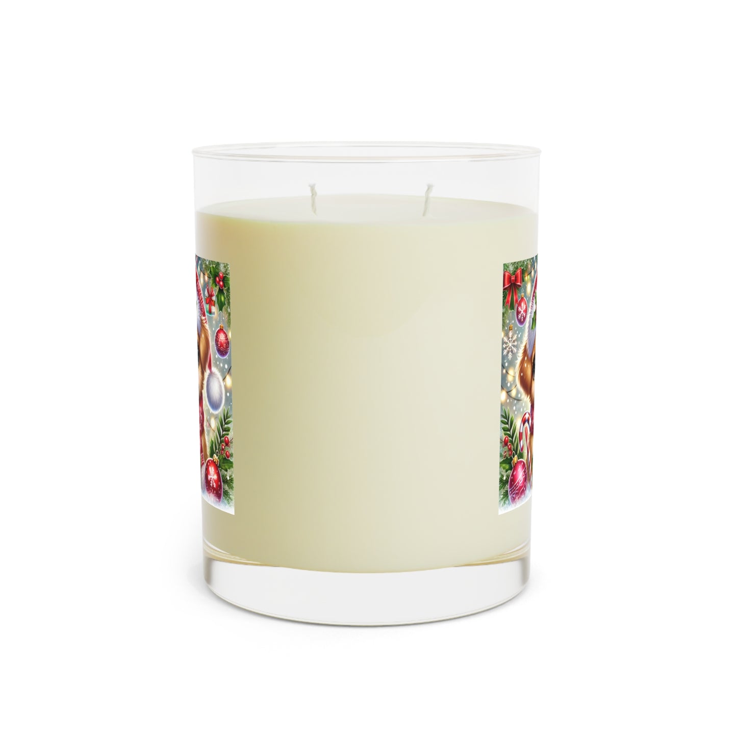 Paws-itively Merry Christmas - Scented Candle - Full Glass, 11oz