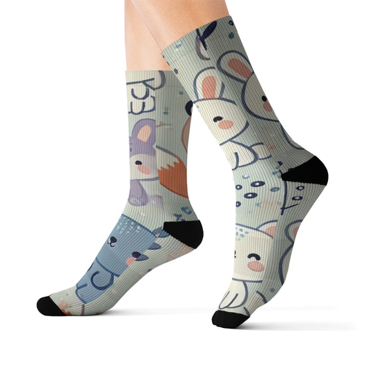 Whimsical Companions - Sublimation Socks