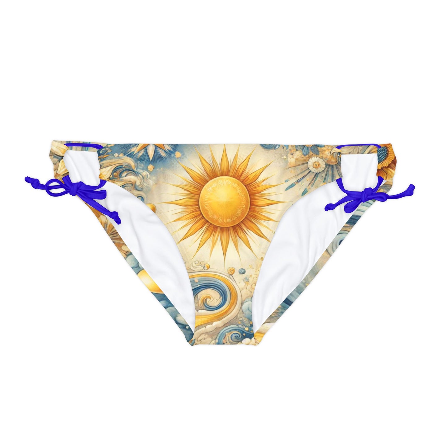 Celestial Radiance - Loop Tie Side Bikini Bottom