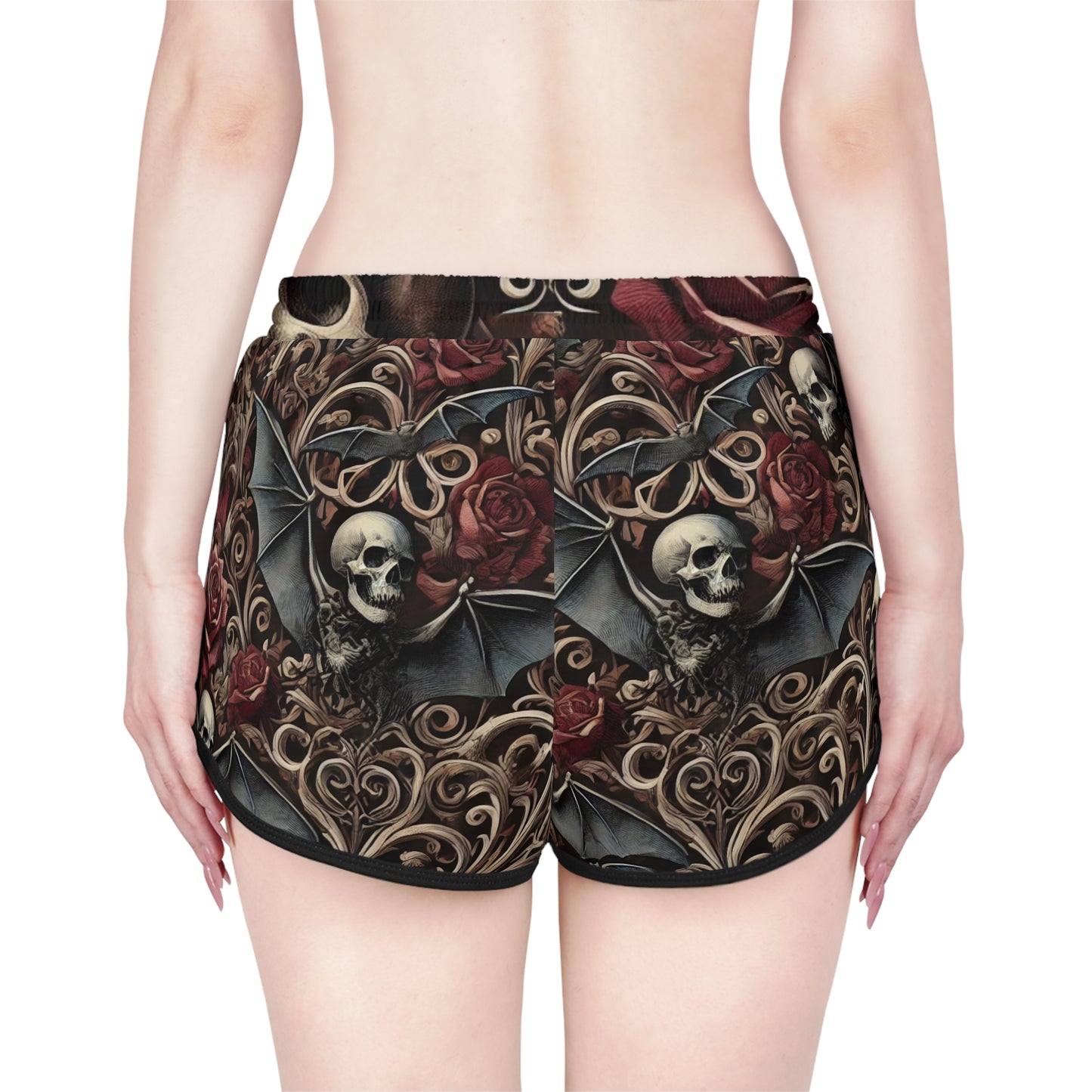 Nocturnal Elegy - Women's Relaxed Shorts (AOP)