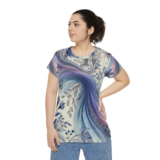 Twilight Bloom - Women's Short Sleeve Shirt Tee