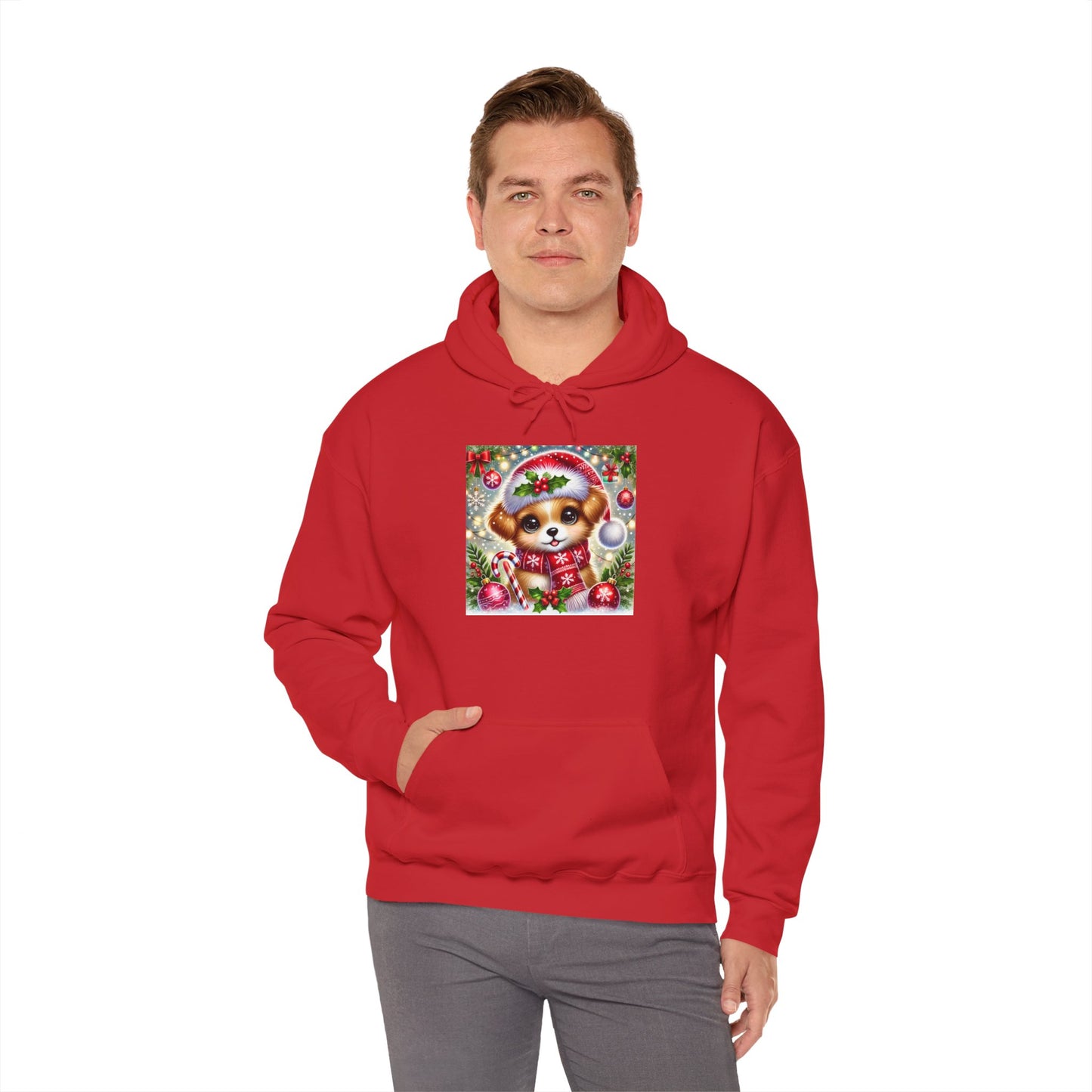 Paws-itively Merry Christmas - Unisex Heavy Blend™ Hooded Sweatshirt