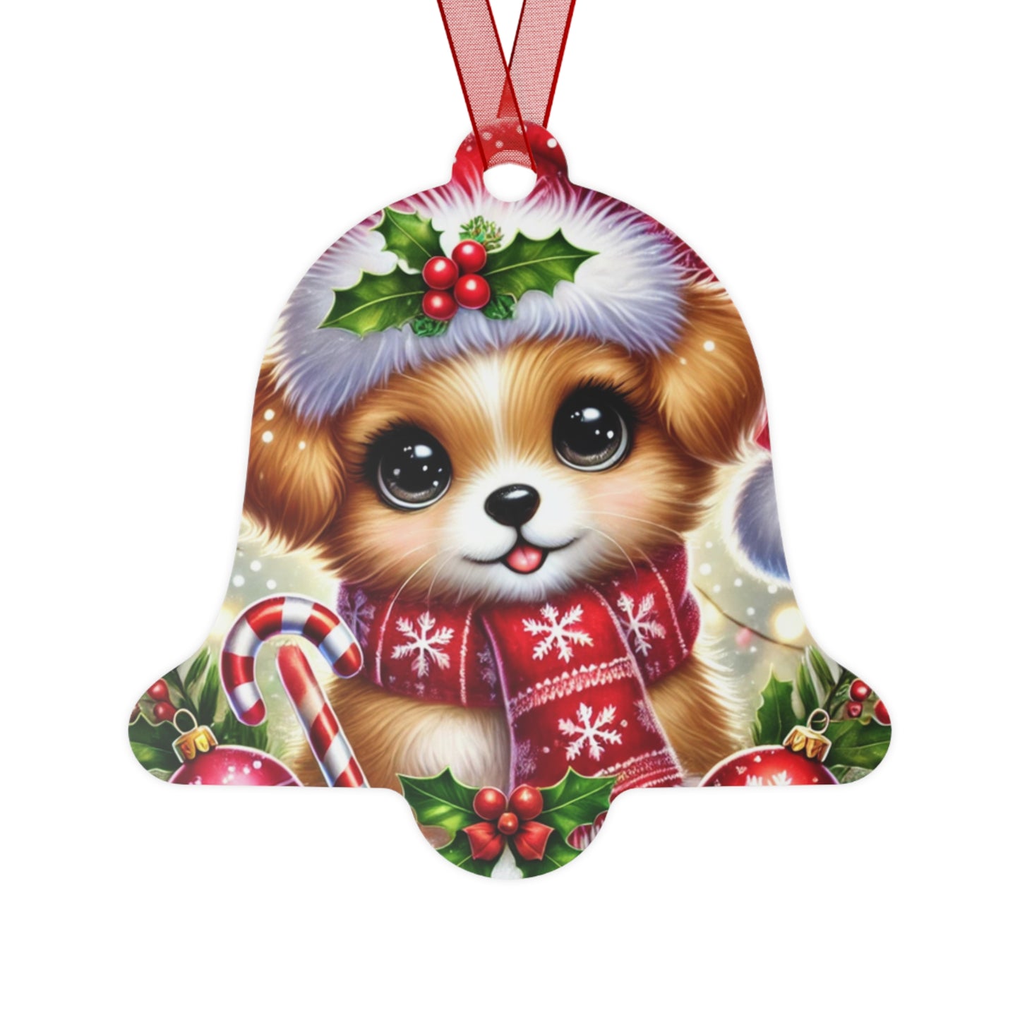 Paws-itively Merry Christmas - Metal Ornaments