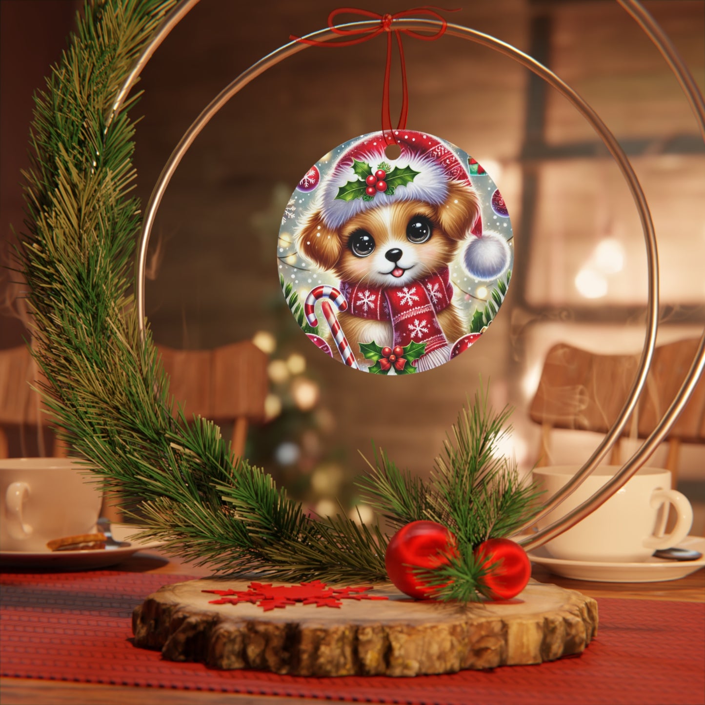 Paws-itively Merry Christmas - Metal Ornaments