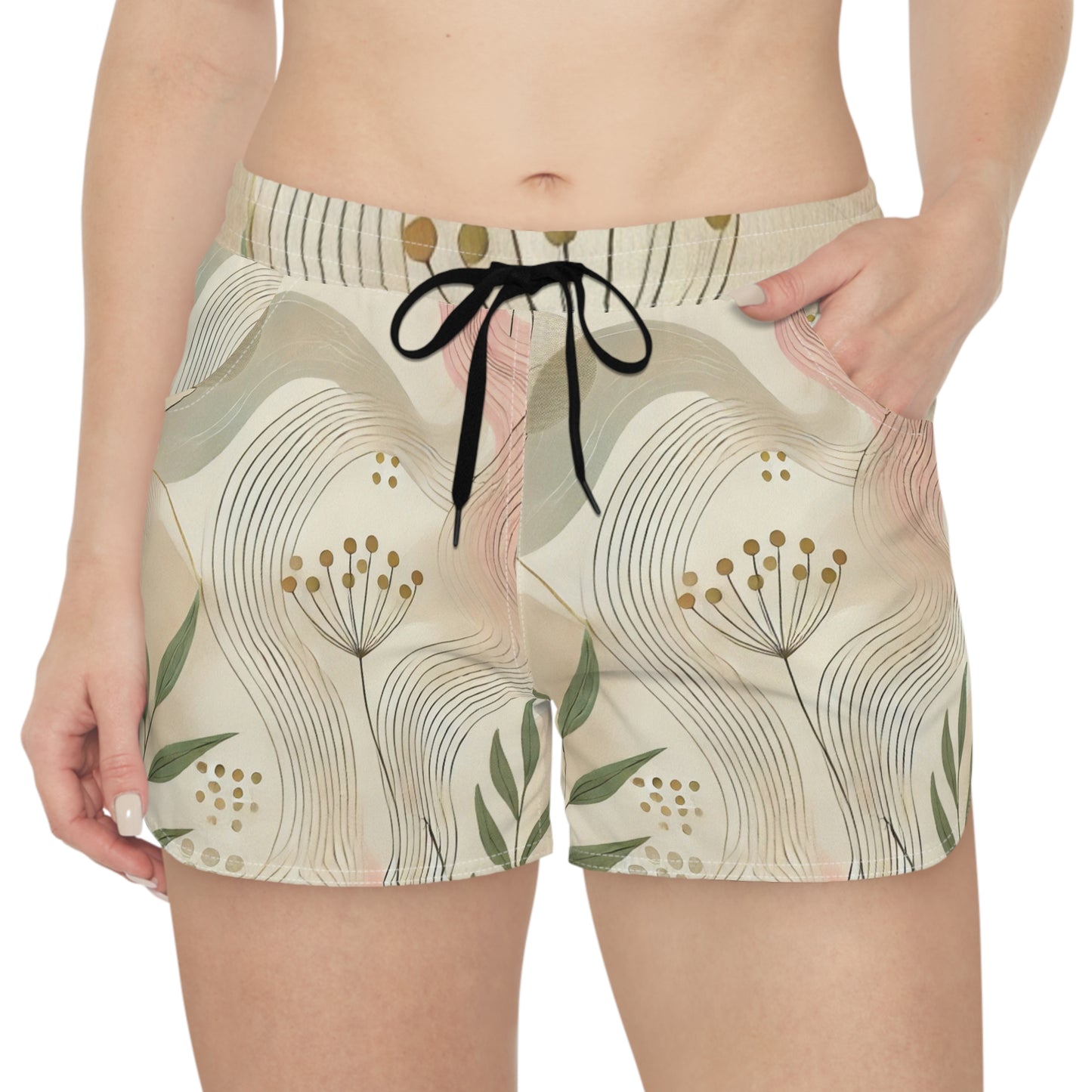 Botanical Breeze - Women's Casual Shorts (AOP)