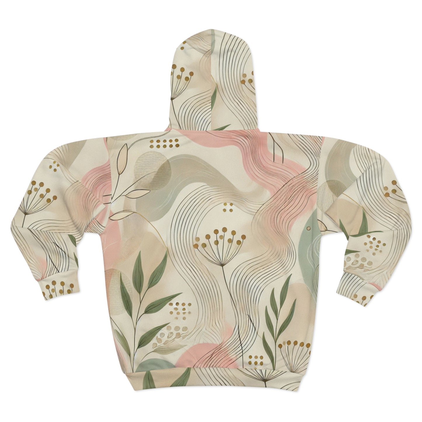 Botanical Breeze - Unisex Zip Hoodie (AOP)