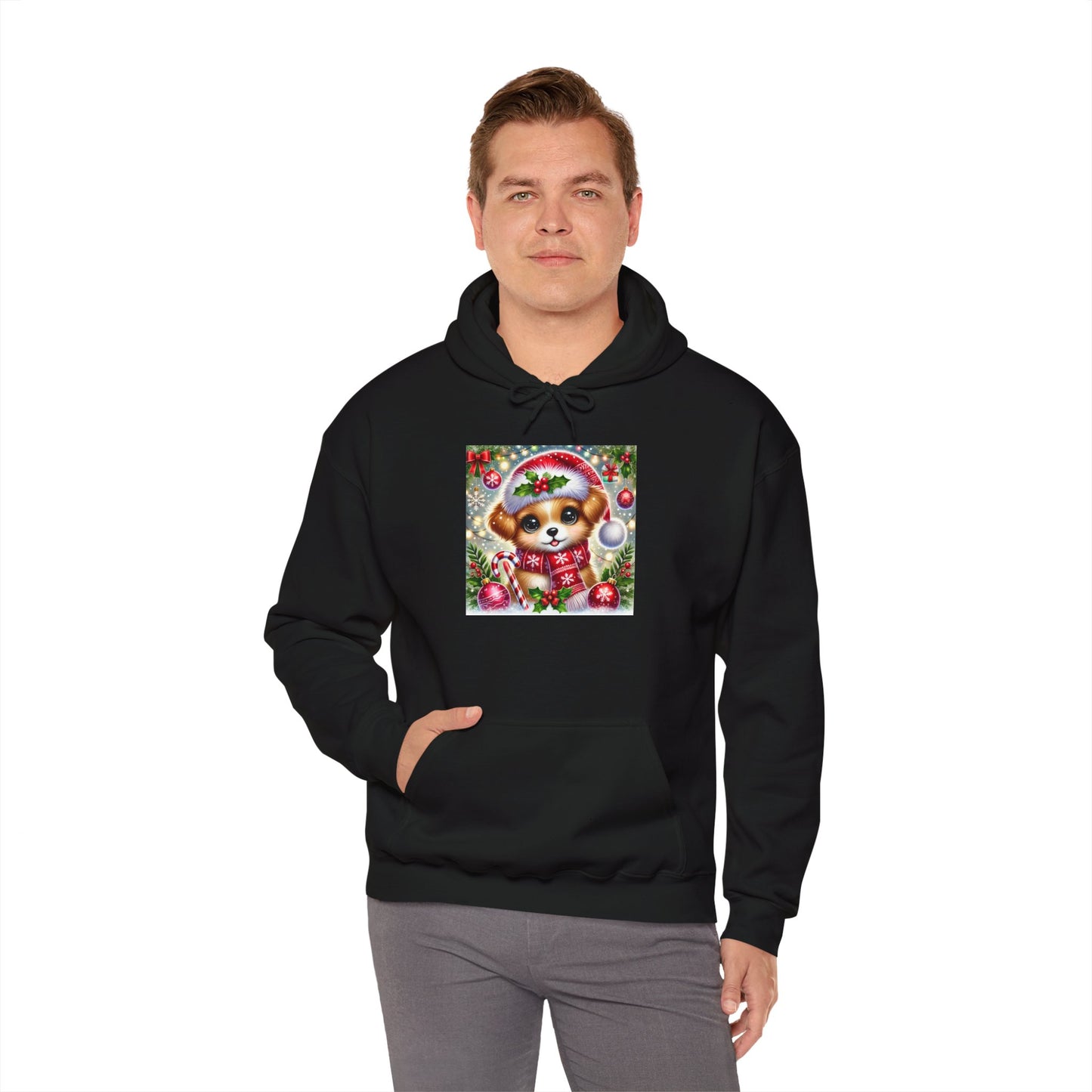 Paws-itively Merry Christmas - Unisex Heavy Blend™ Hooded Sweatshirt