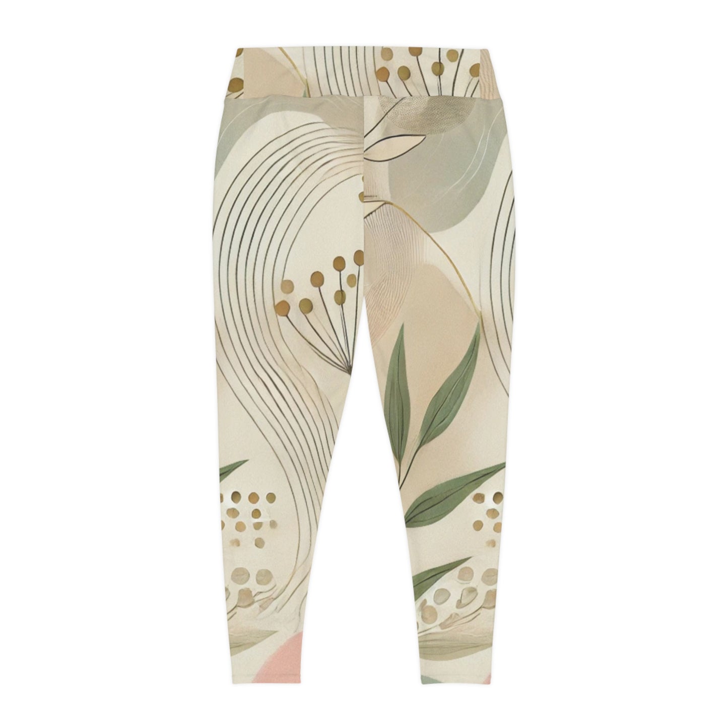 Botanical Breeze - Plus Size Leggings (AOP)