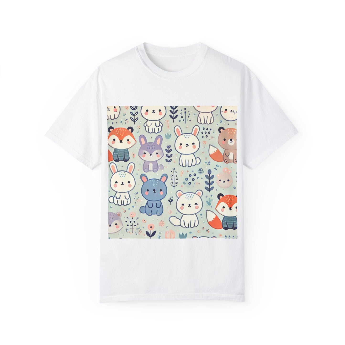 Whimsical Companions - Unisex Garment-Dyed T-shirt