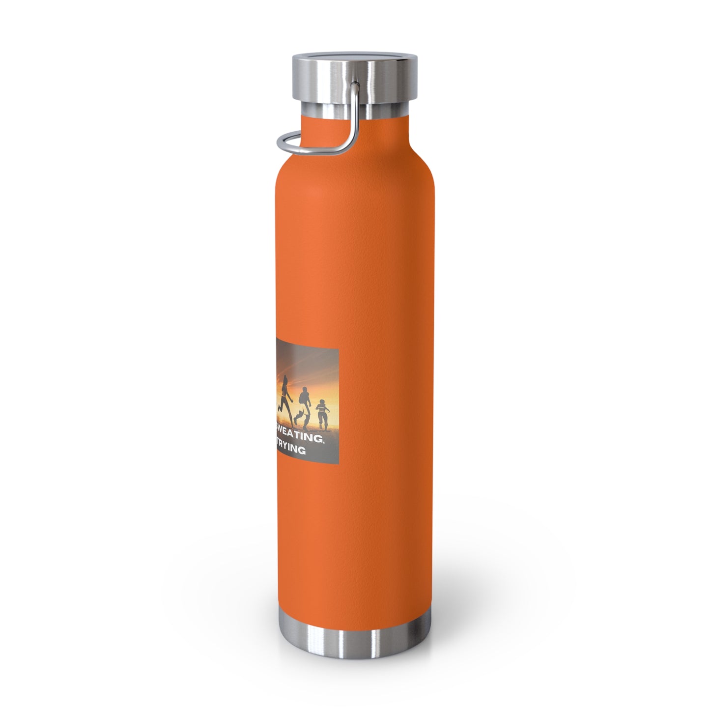 If You’re Not Sweating, You’re Not Trying - Copper Vacuum Insulated Bottle, 22oz