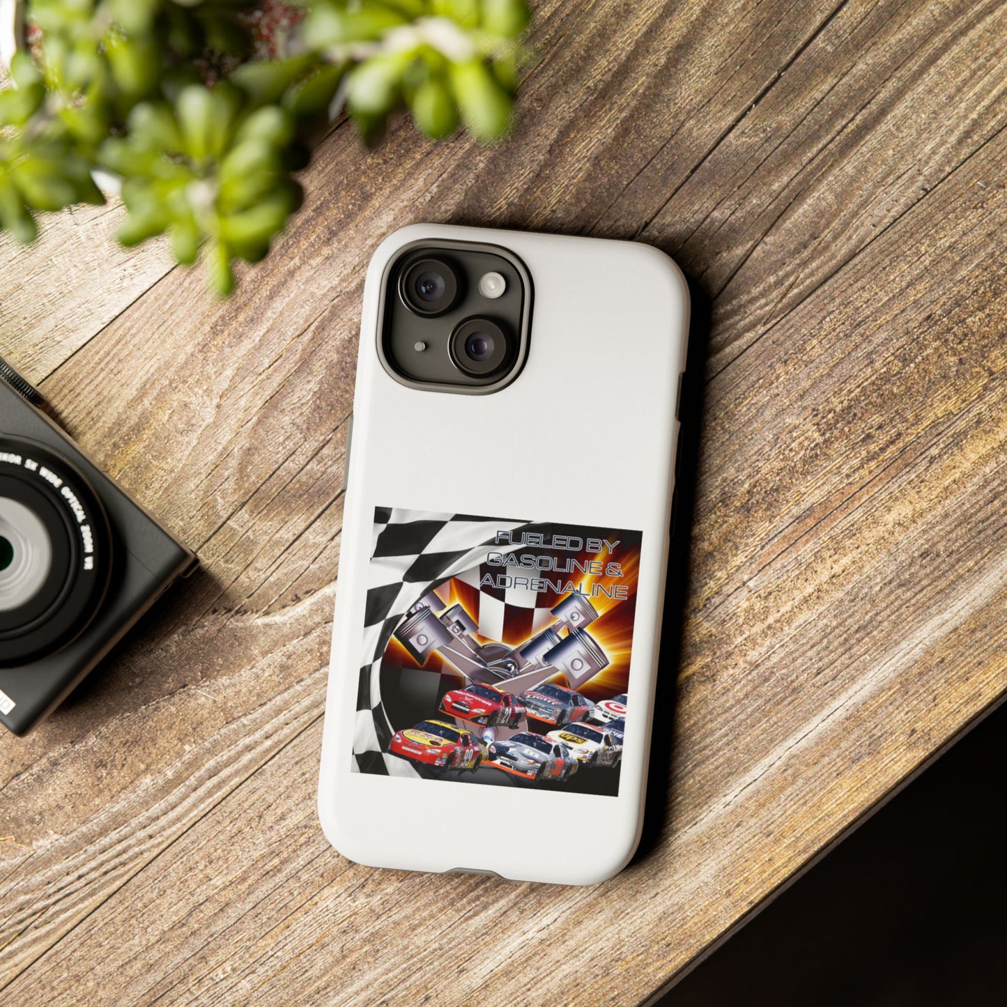 Fueled by Gasoline & Adrenaline - Tough Phone Case