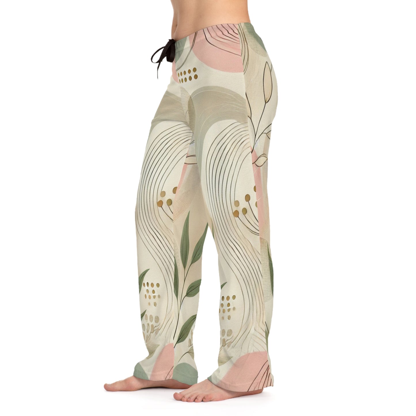 Botanical Breeze - Women's Pajama Pants (AOP)