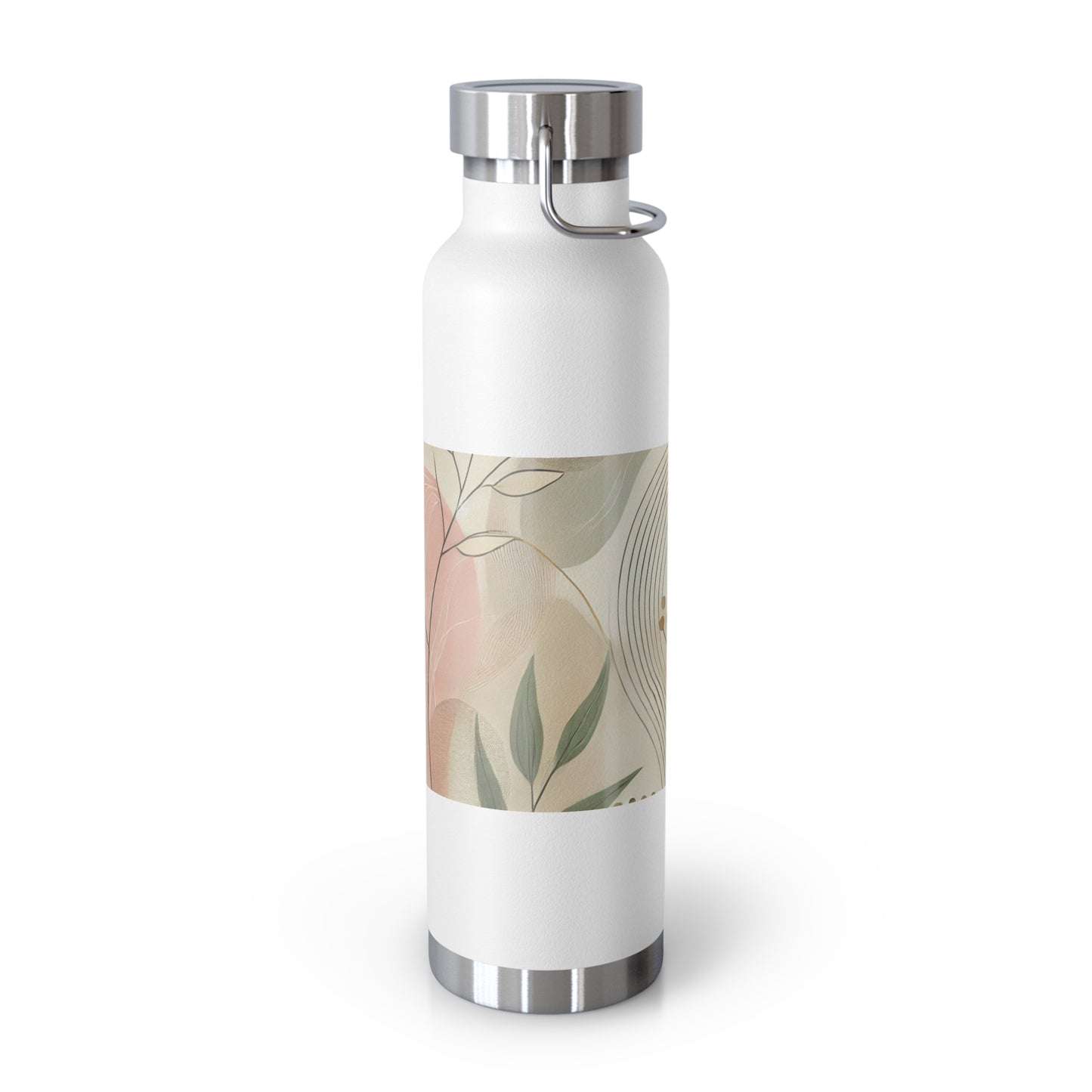 Botanical Breeze - Copper Vacuum Insulated Bottle, 22oz