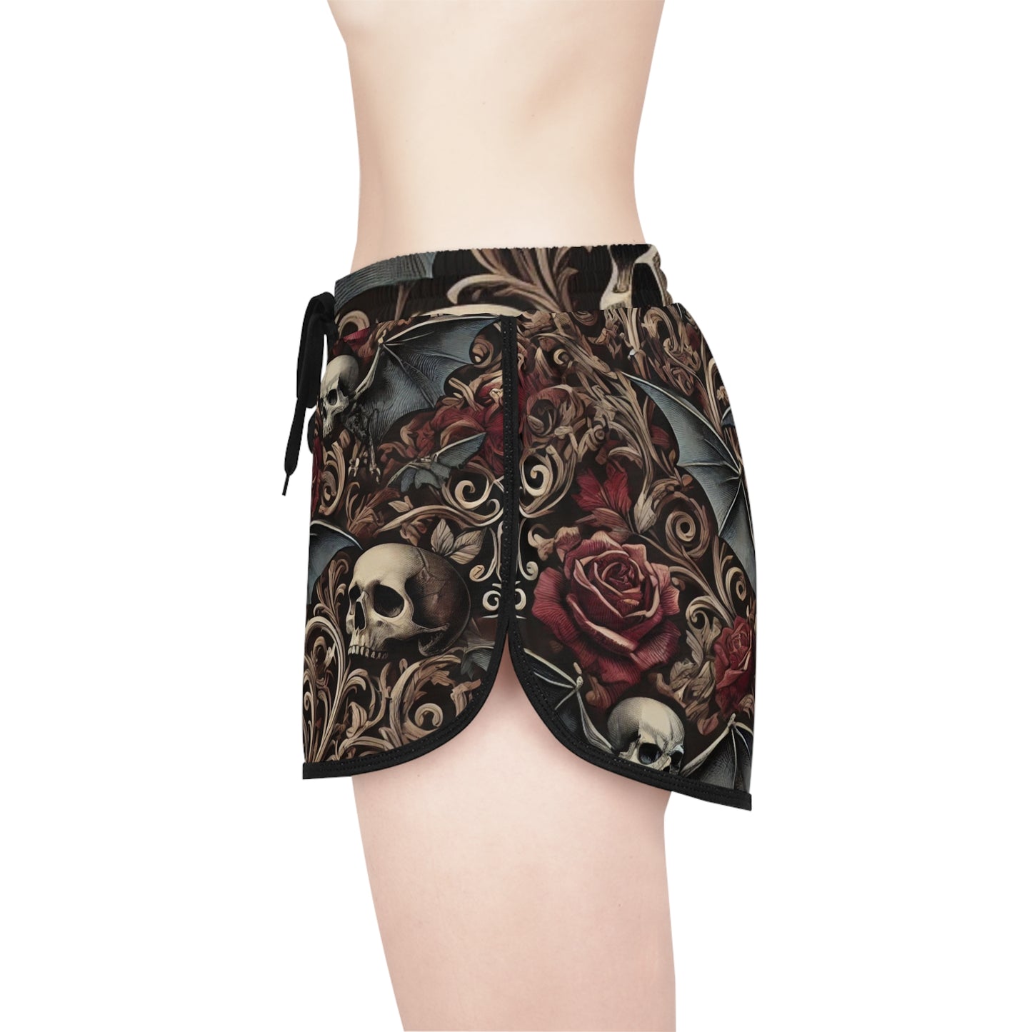 Nocturnal Elegy - Women's Relaxed Shorts (AOP)