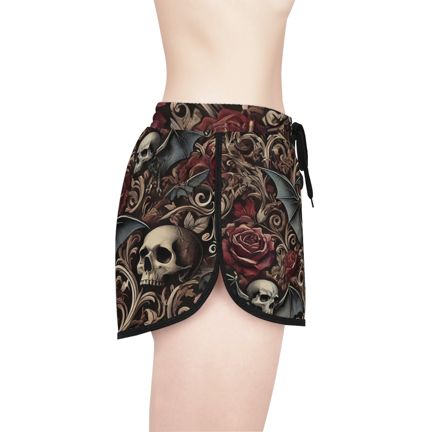 Nocturnal Elegy - Women's Relaxed Shorts (AOP)