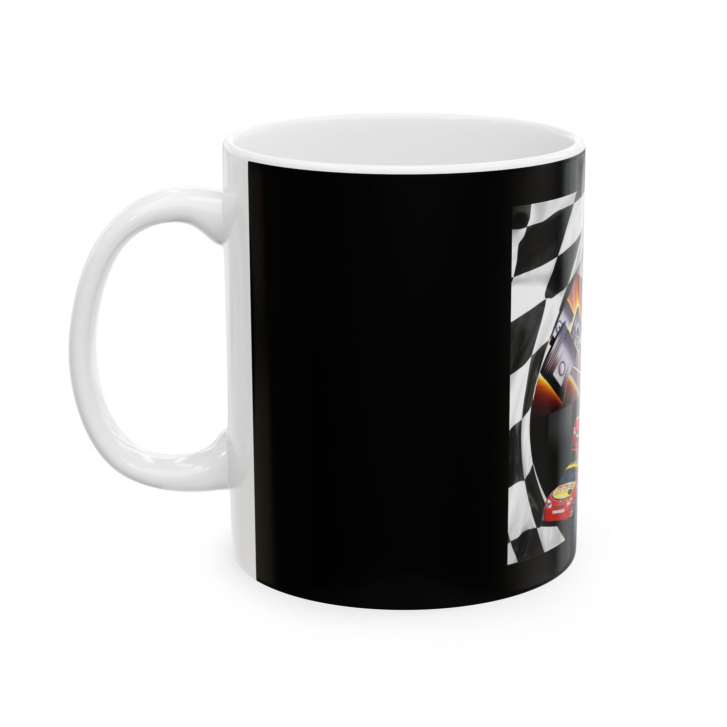 Fueled by Gasoline & Adrenaline - Ceramic Mug, (11oz, 15oz)