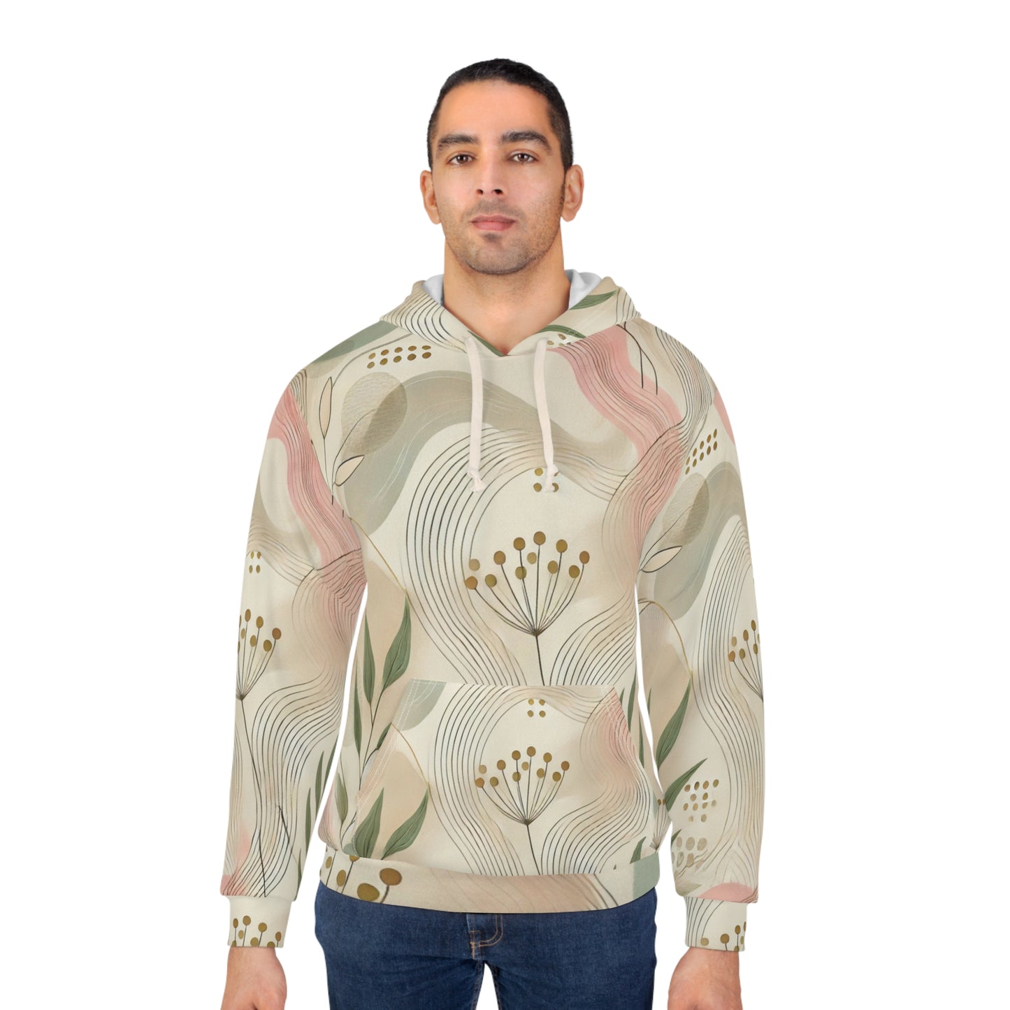 Botanical Breeze - Unisex Pullover Hoodie (AOP)