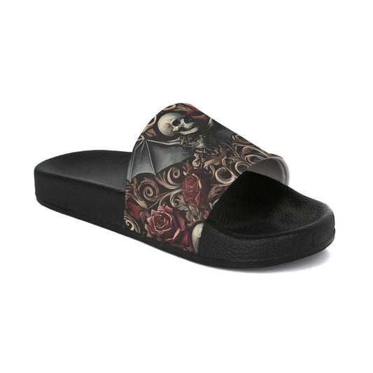 Nocturnal Elegy - Women's Slide Sandals