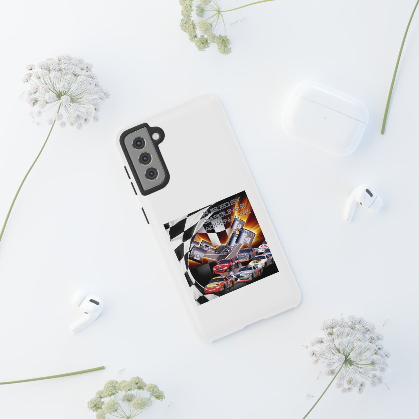 Fueled by Gasoline & Adrenaline - Tough Phone Case