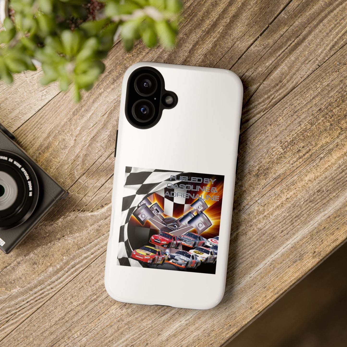 Fueled by Gasoline & Adrenaline - Tough Phone Case