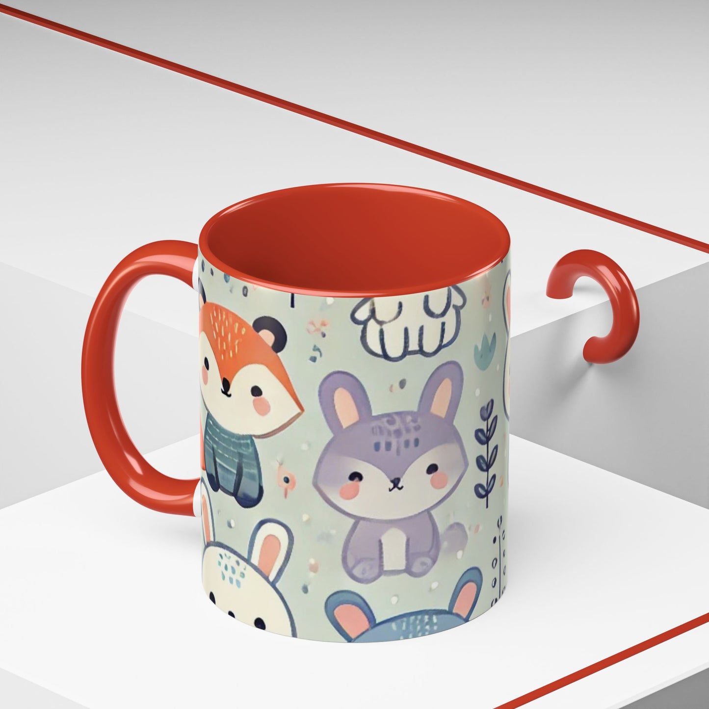 Whimsical Companions - Accent Coffee Mug (11, 15oz)