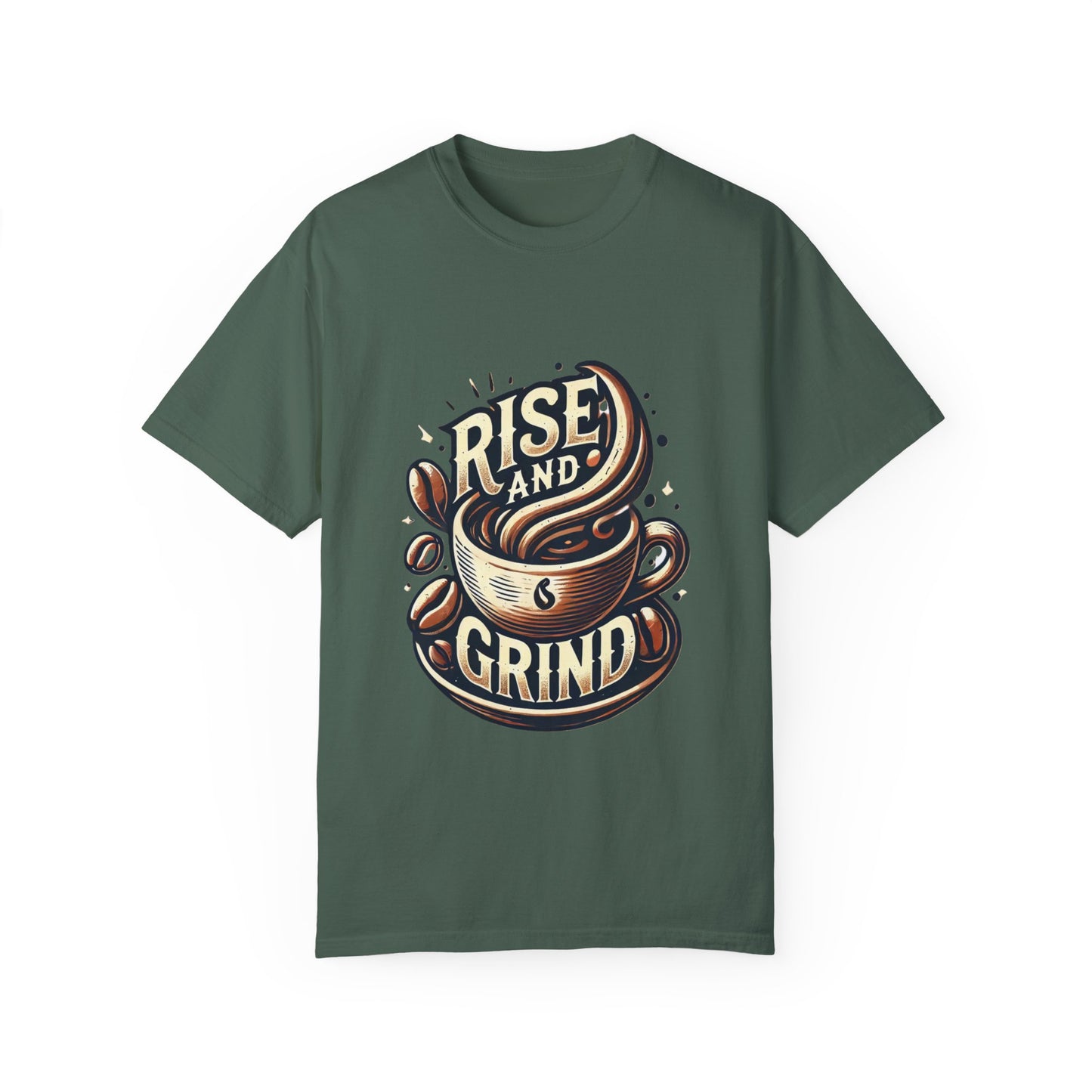 Rise and Grind - Unisex Garment-Dyed T-shirt