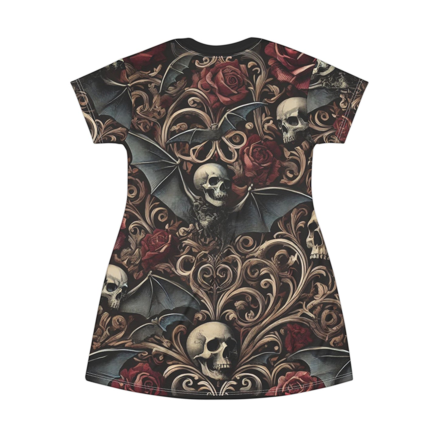 Nocturnal Elegy - T-Shirt Dress (AOP)