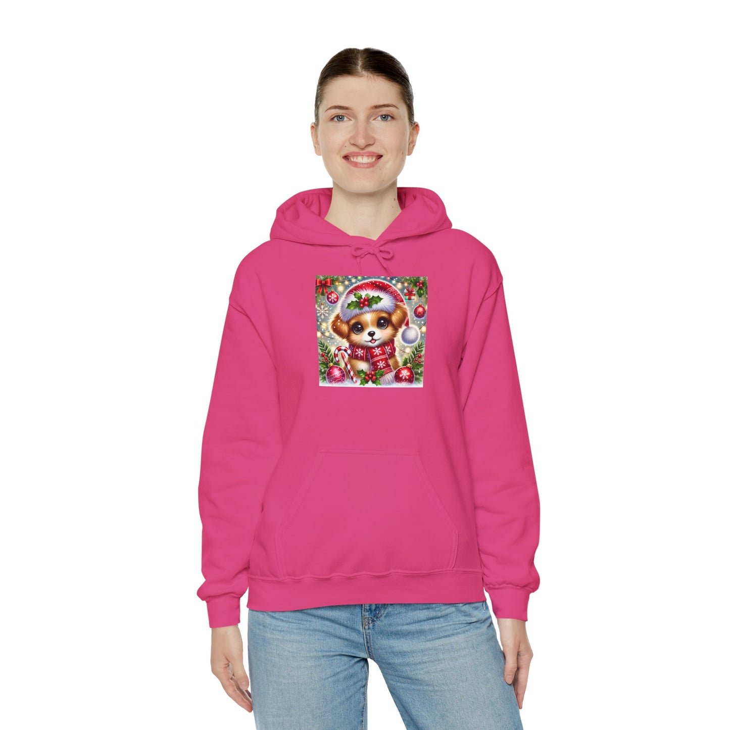 Paws-itively Merry Christmas - Unisex Heavy Blend™ Hooded Sweatshirt