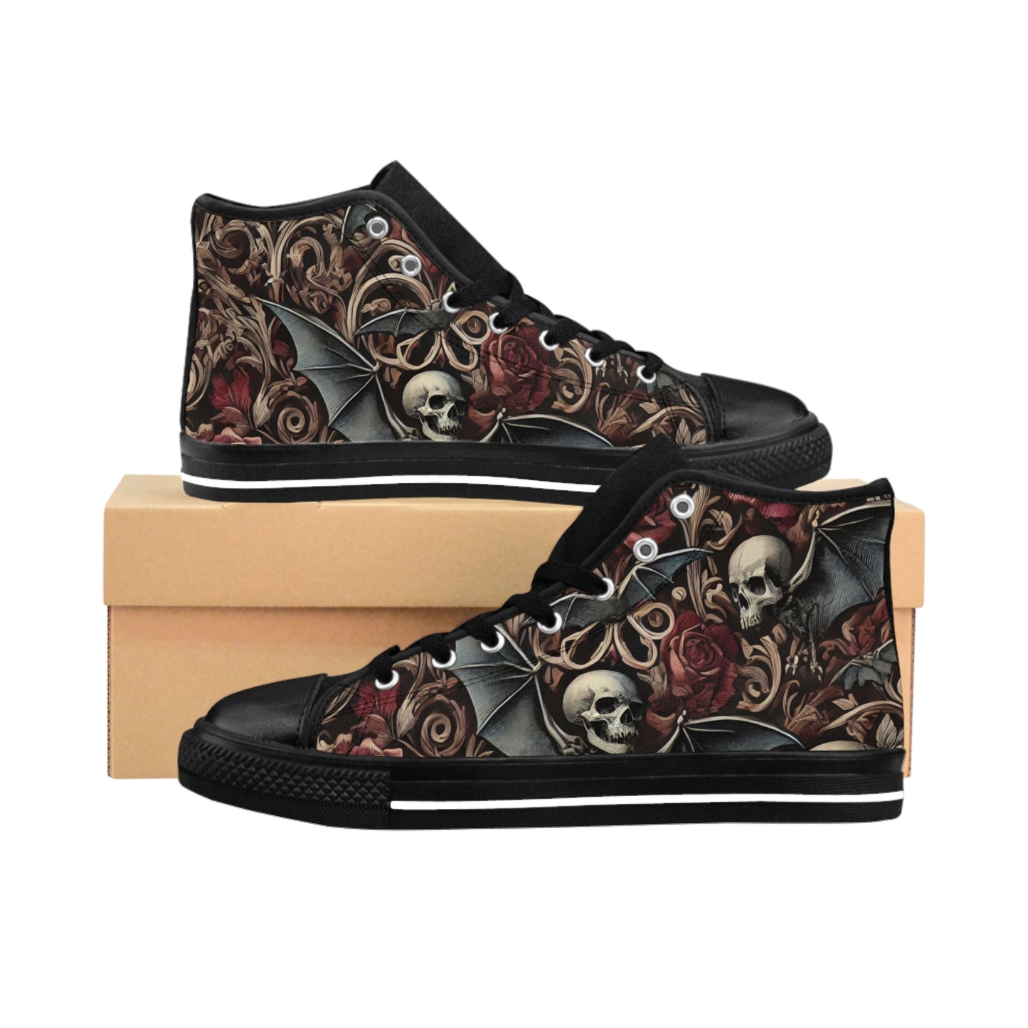 Nocturnal Elegy - Women's Classic Sneakers